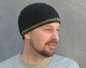 short black beanie/ cotton n' hemp