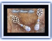 Floral Murano Glass Earrings