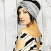 Giza Turban - Earwarmer Headband Turban Scarf - Native Tribal Hand Printed Jersey by Bark Decor