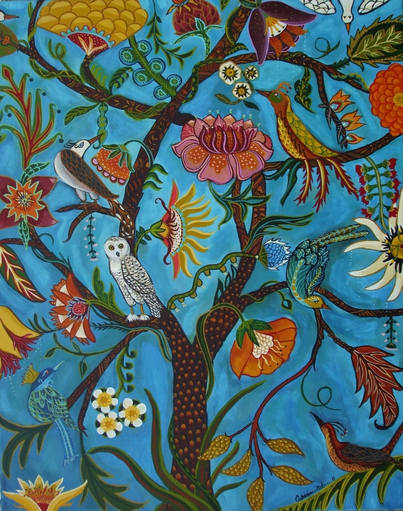 Tree Of Life III  -Open edition print of an original painting 11x14