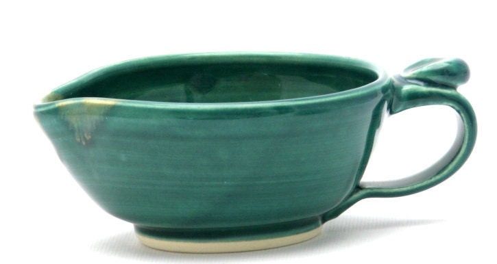 Green Batter Bowl in Copper Mountain Glaze Combination