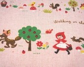 Sale -- Full Yard - Little Red Riding Hood in Pink -- EK-QS38305A