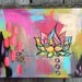 lotus no. 1... original mixed media art.