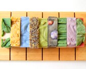 7 Handmade Soaps / Soap Sampler Set / Natural Cold Process Soap bars