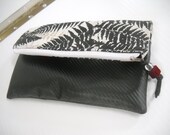 Foldover clutch-modern fabric- ref-j32g - 11x 10.5