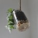 Hanging Mason Jar Planter with drainage - Upcycled home & garden decor - Quart Sized Ball Jar herb and flower planter - BootsNGus design