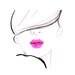 Print from original watercolor study by Jessica Durrant titled, Pucker Up