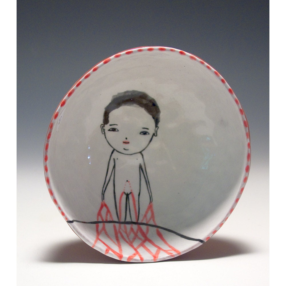 Net Season - Ceramic Pinch Bowl