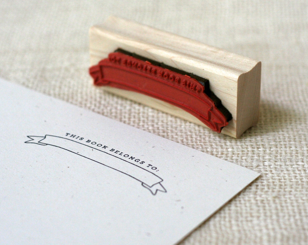 Rubber Stamp - Bookplate