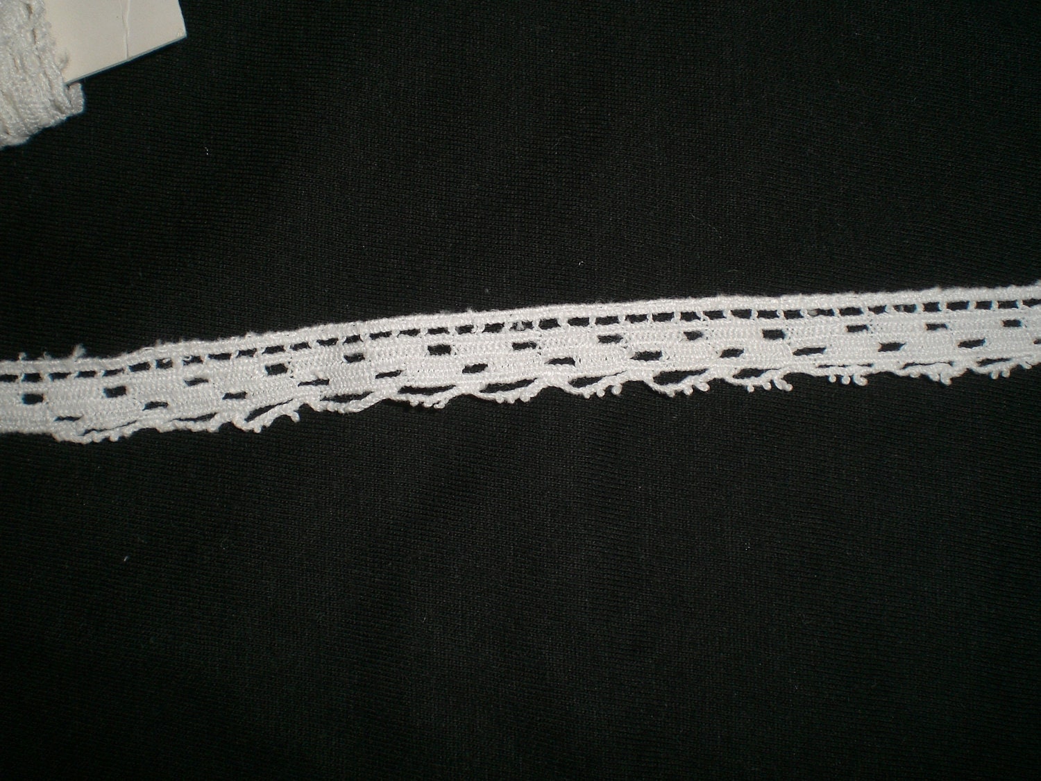 cream cotton edging