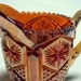 Vintage EAPG Imperial Glass Marigold Carnival Star and File pattern Large Creamer 1904   SOLD  RESERVE for Della