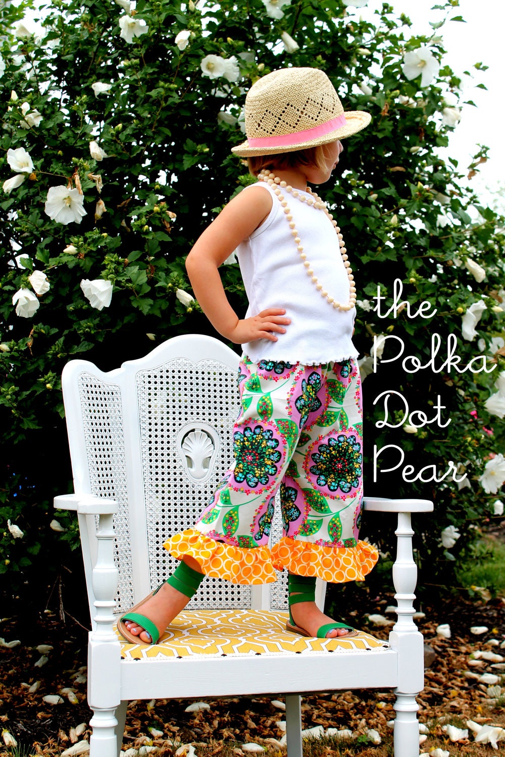 NEW - Chloe Cropped Ruffle Pants - Size 5t/6 Ready to ship
