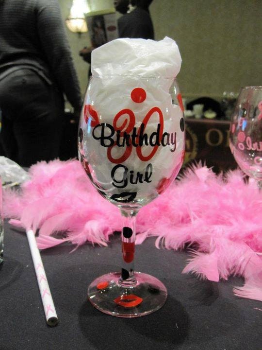 Small Personalized Wine Glass