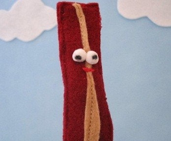 Bacon Finger Puppet