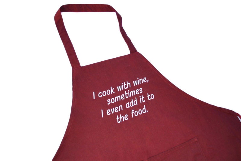 Cooking with Wine Apron