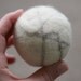 Wool Felt Dryer Balls in Natural White (Set of 6)