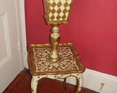 Vintage Plant Table Florentine Tole