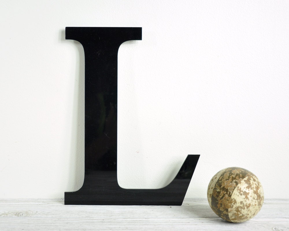 Vintage Sign Letter L / Industrial Decor