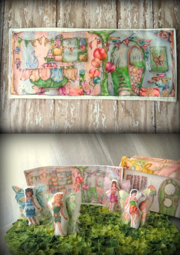 Birthday Interior Scene for Interchangeable Fairy House