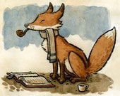 A Thoughtful Fox 5x7 Print
