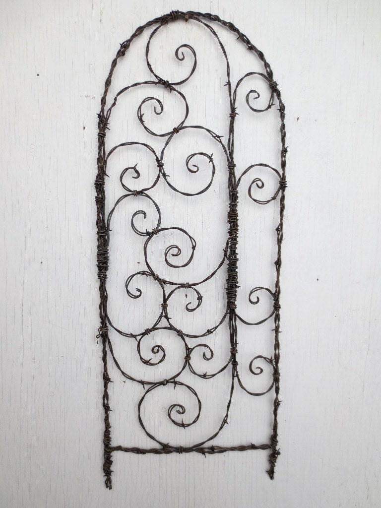 Spirals Galore Barbed Wire Spirilian Trellis