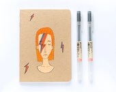 Bowie A6 Painted Notebook