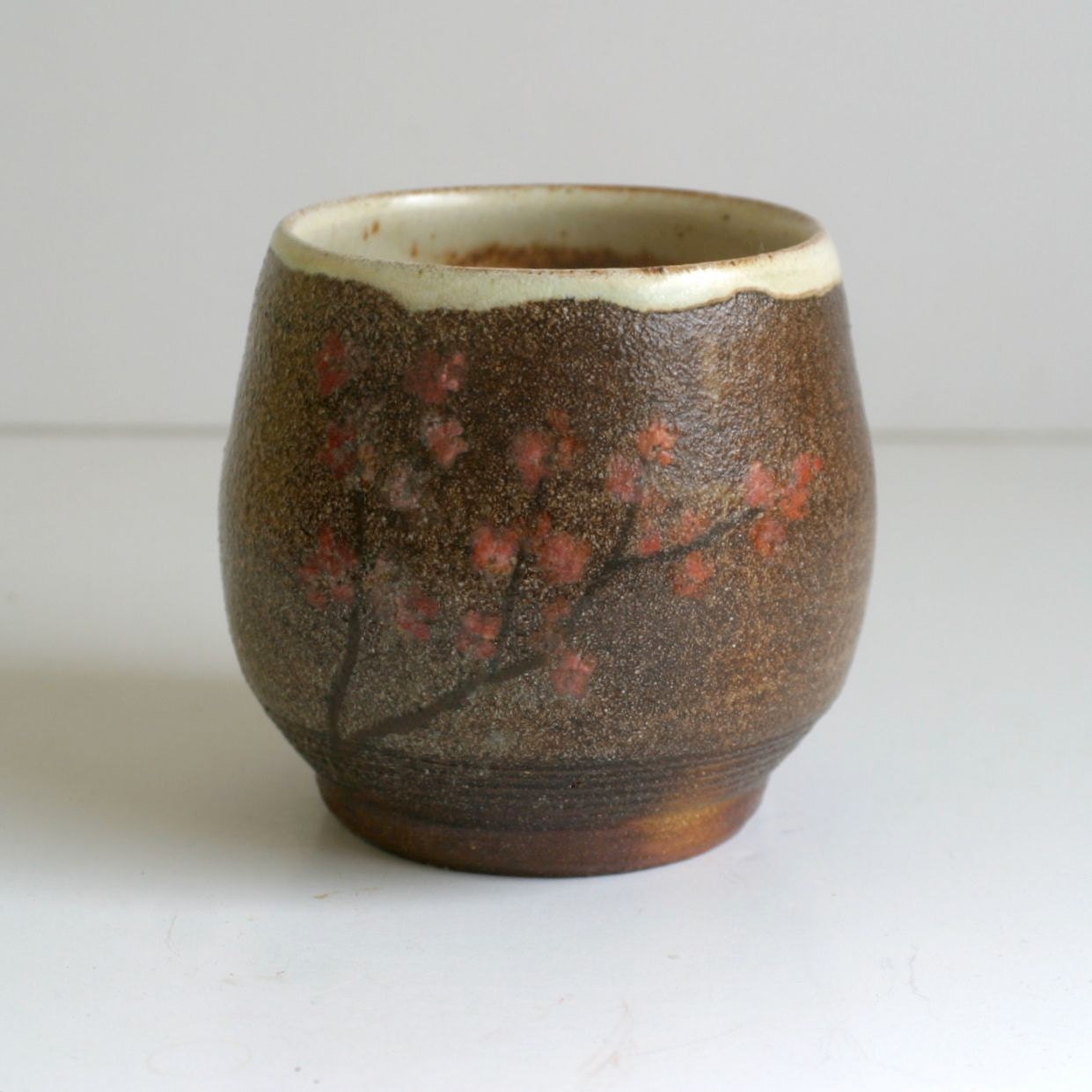 Small Flower Bowl, Cup - tea, coffee, condiment, hand painted