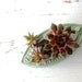 Antique Shabby Industrial Iron. Altered Upcycled Garden Patio planter Mint Green