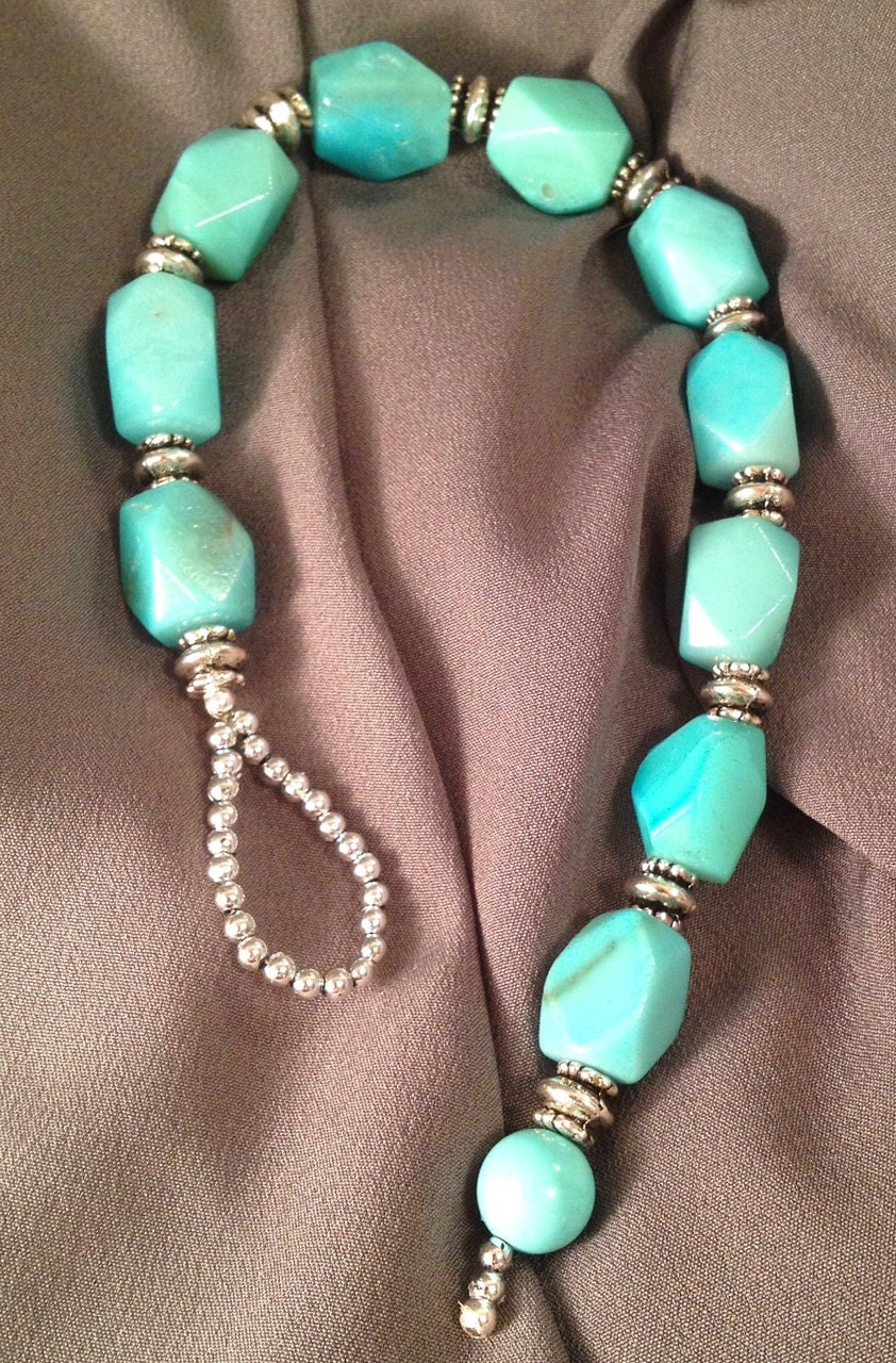 Amazonite and Turquoise Gratitude Meditation Beads