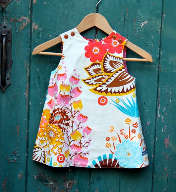 PRINTED PATTERN: Ruby Ruffle Dress - Original Printed Sewing Pattern - Size 6 Month through 10 Years