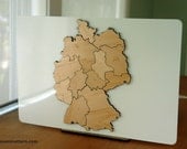Germany Map Puzzle - Birch Plywood