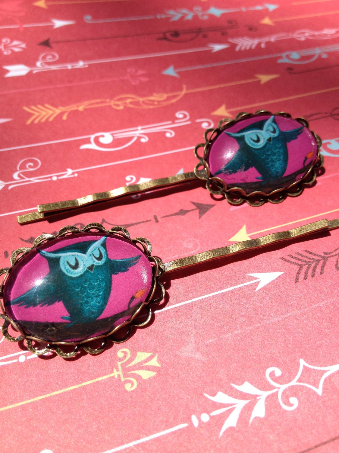 The Owls Are Not What They Seem Hair Pins