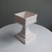 Vintage Pink Milk Glass Wedding Box by Jeannette - Large