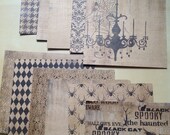 Paper Pack 11-6 x 6 sheets-Kraft Halloween Paper