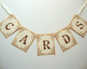 Wedding Cards Banner Rustic Country Decoration