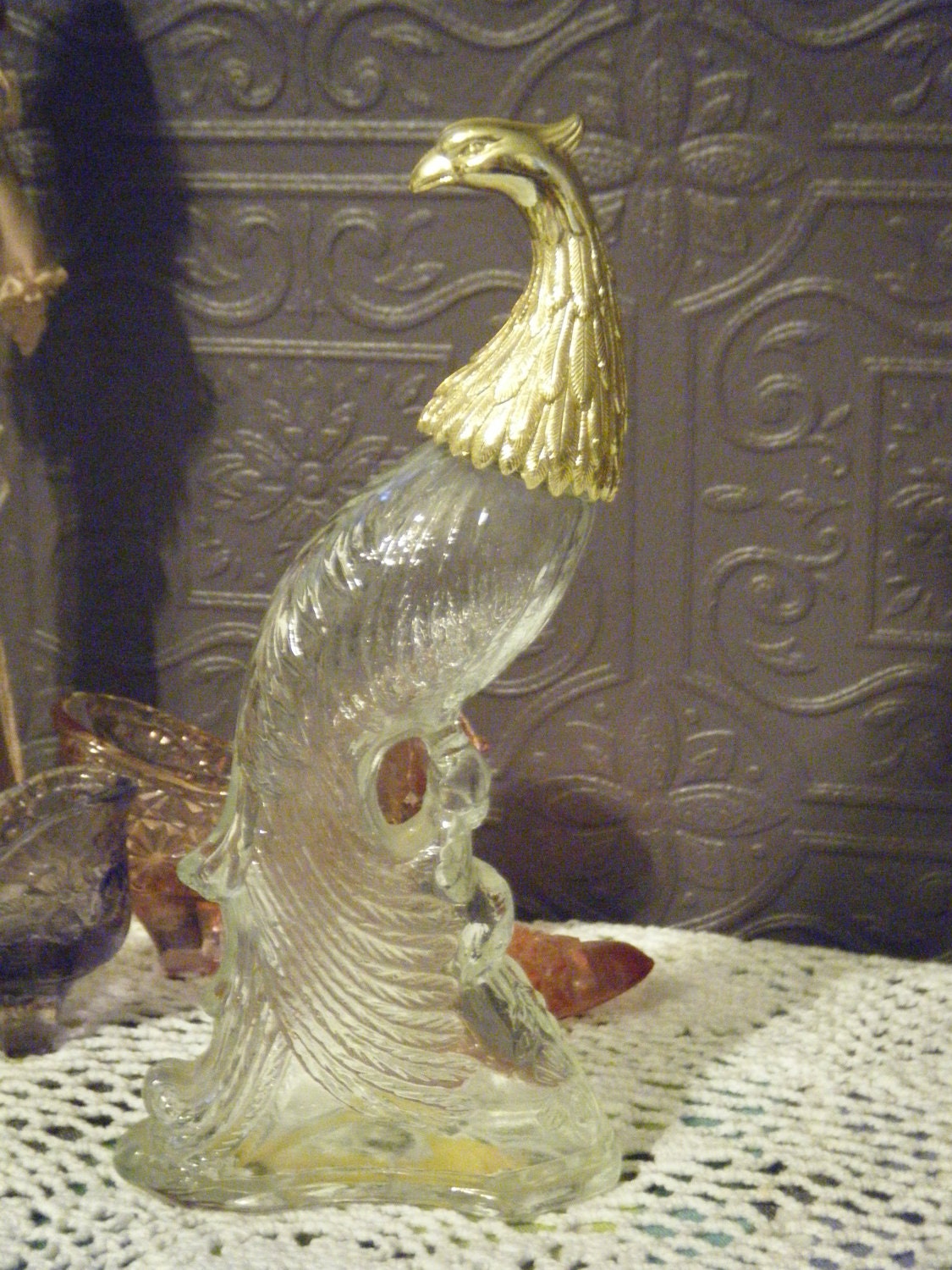 Vintage AVON Bird of Paradise Perfume Bottle
