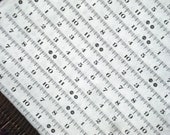 Cosmo Cricket Tailor Made white tape measures Andover fabrics FQ or more