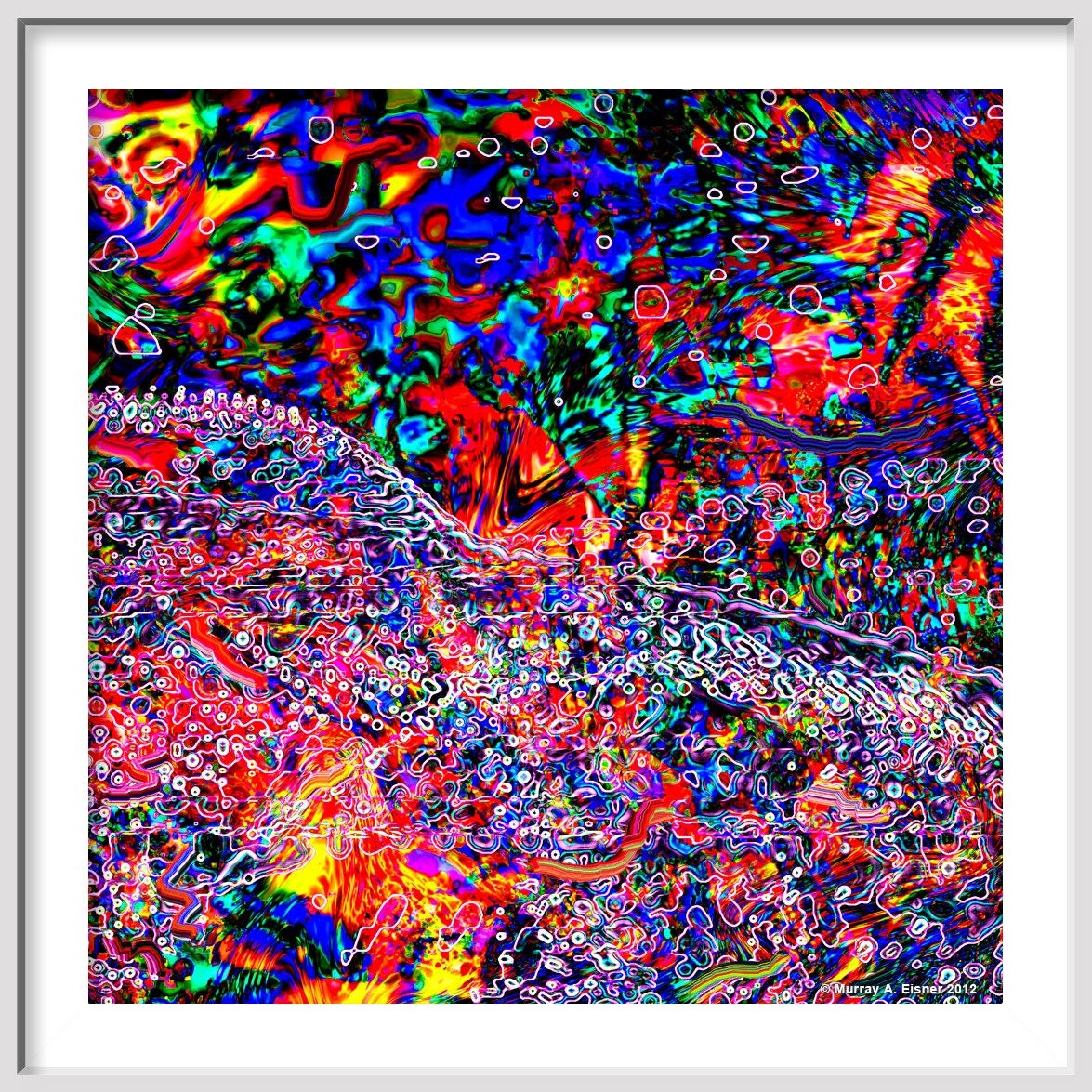 The VOYAGE Of UTTER PLEASURE - Large Abstract Expressionistic Painting Art Giclee - by Eisner - Free Shipping