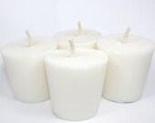 4 Soy Votive Candles - custom scent, custom color, party favor, citronella, vegan, vegetarian