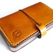 Hand-Stitched iPHONE 4 / 4s WALLET with Silicone Case (Free Monogramming)