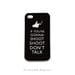 SALE 15% off: Men Black iPhone 4 4s Whimsy The Good, The Bad and The Ugly quote, Made to Order Gadget Accessory. Typography