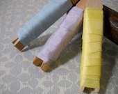 Pastel Vintage Ribbon Blue Lavendar Yellow 9 Yards of Creativity