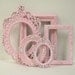 Shabby Chic Picture Frame Pastel Pink Picture Frame Set Ornate Frames Wedding Nursery Shabby Chic Home Decor