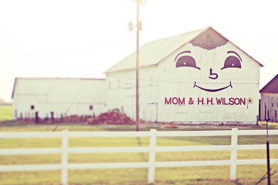 Barn Photography - 8x10 Ohio landscape photography rural country farm sunset happy whimsical photography pasture rustic
