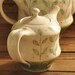 Porcelain Teapot with Leaf Motif