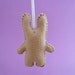 Funny ornaments, I'll punch your face, funny bunny or christmas tree decoration decor