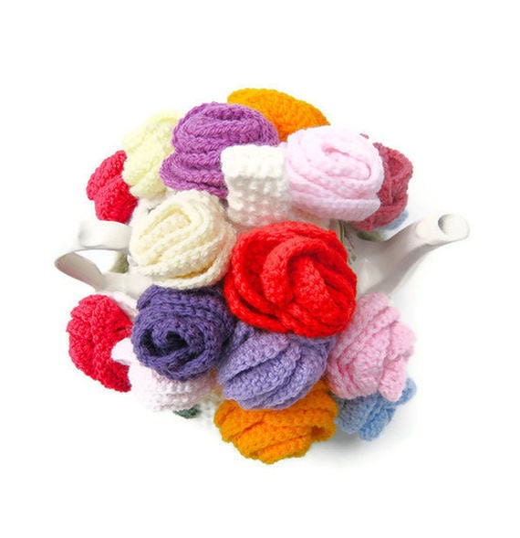 Crochet teapot cosy rose flowers cottage cozy tea warmer in bright colors