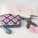 Leather Girl Face Keychain