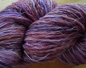 Lilac Blossoms, Merino Wool double plied with Viscose Thread