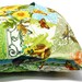 Birds and Flowers - Decorative Pillow cover, 18" x 18" cushion cover, throw pillow, envelope closure
